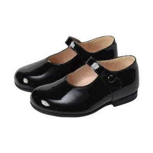 2328 - Black Patent Leather Strap for Girl by London Kids