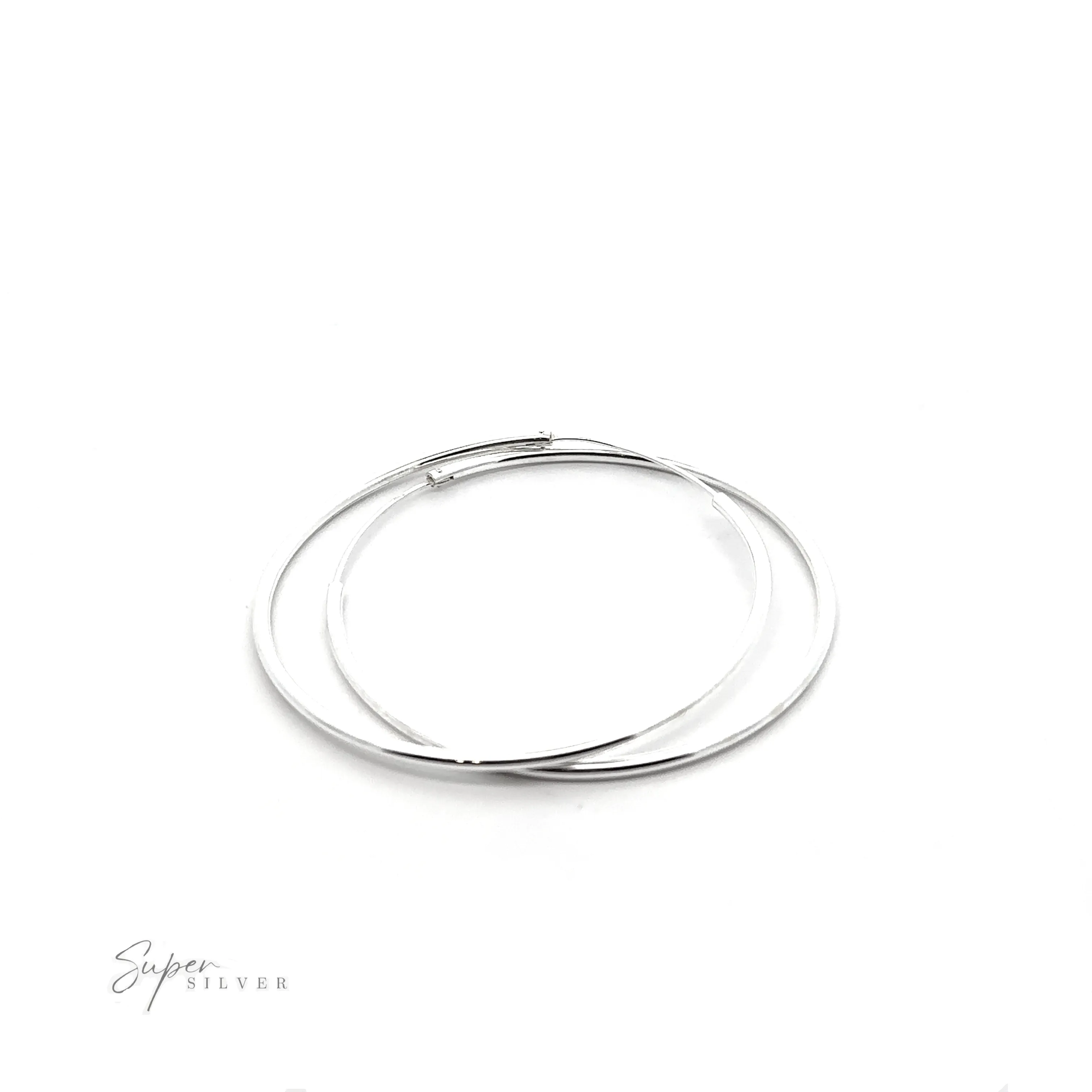 2mm Infinity Hoops