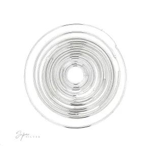 2mm Infinity Hoops