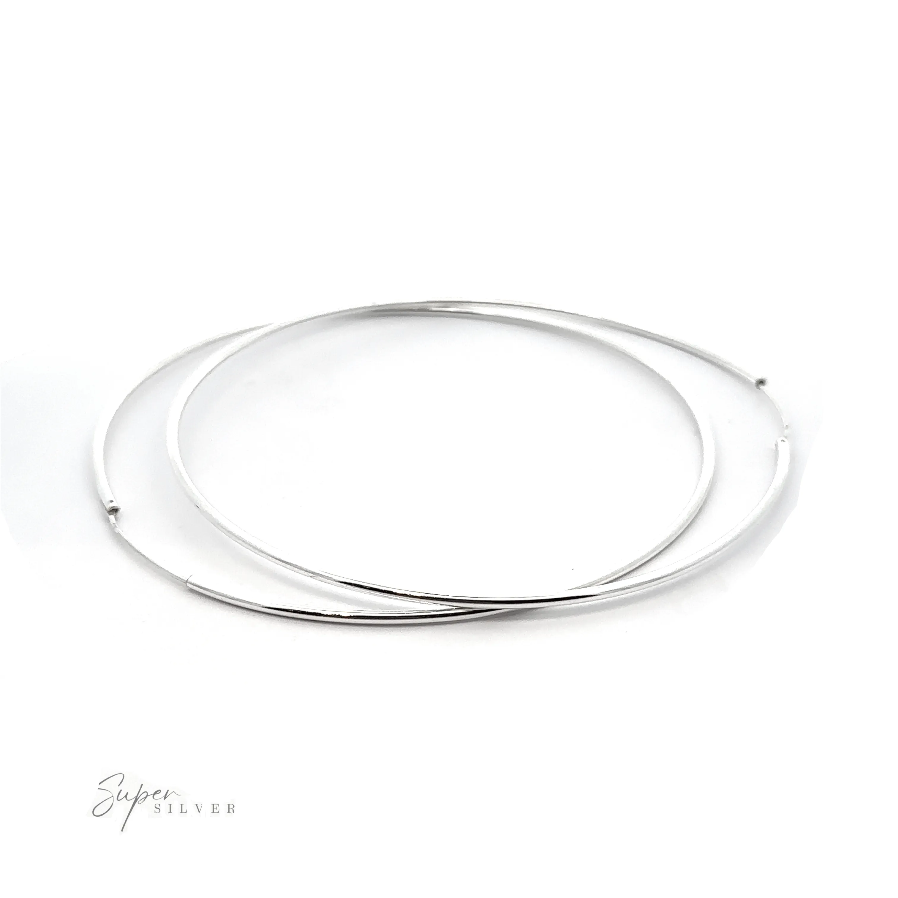 2mm Infinity Hoops