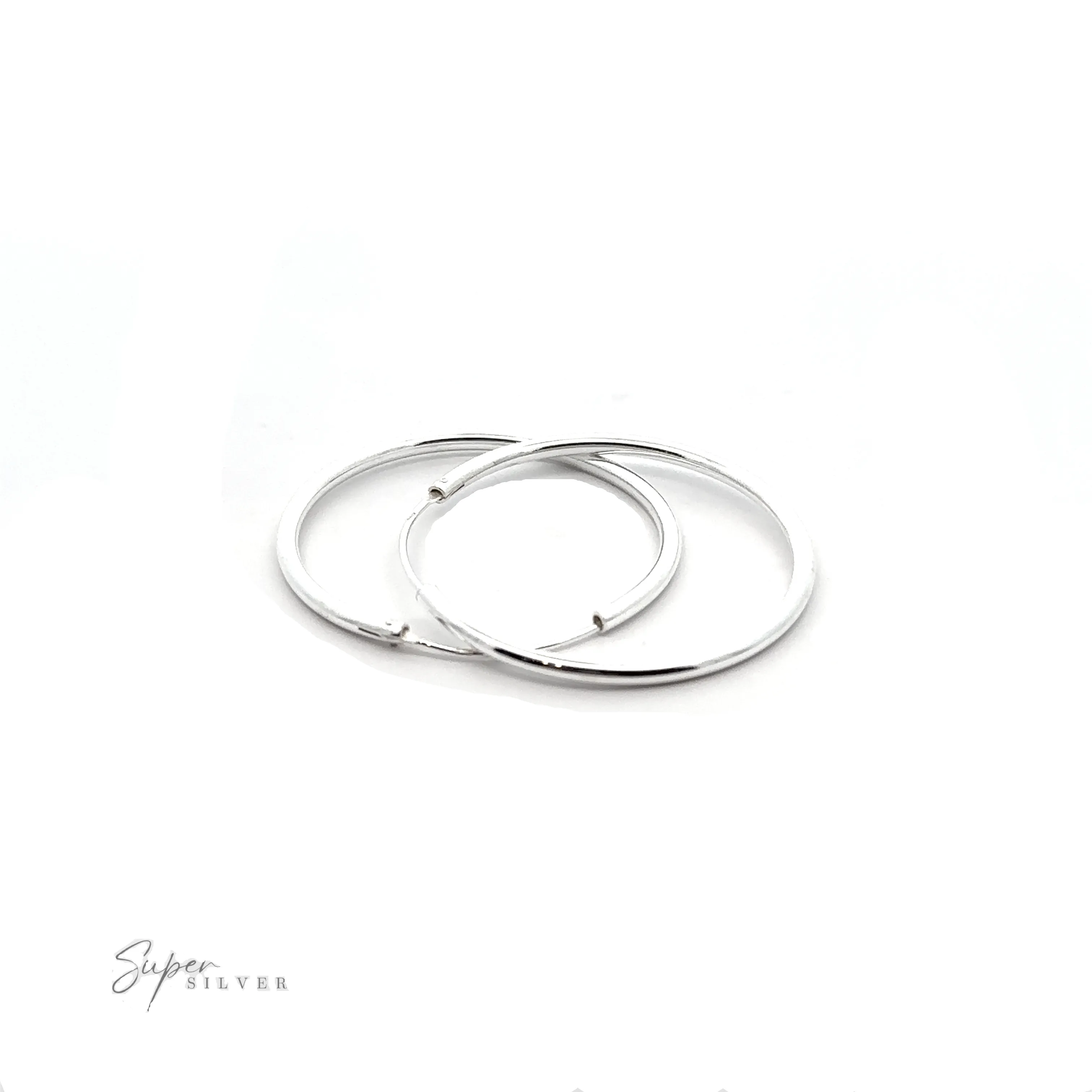 2mm Infinity Hoops