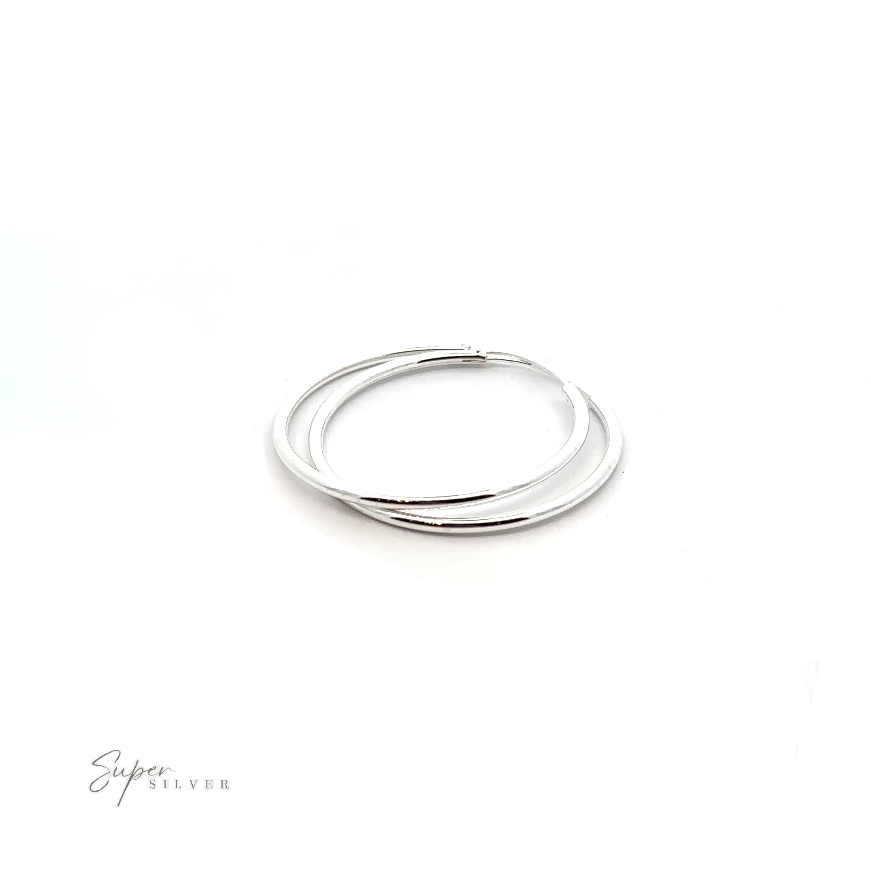 2mm Infinity Hoops