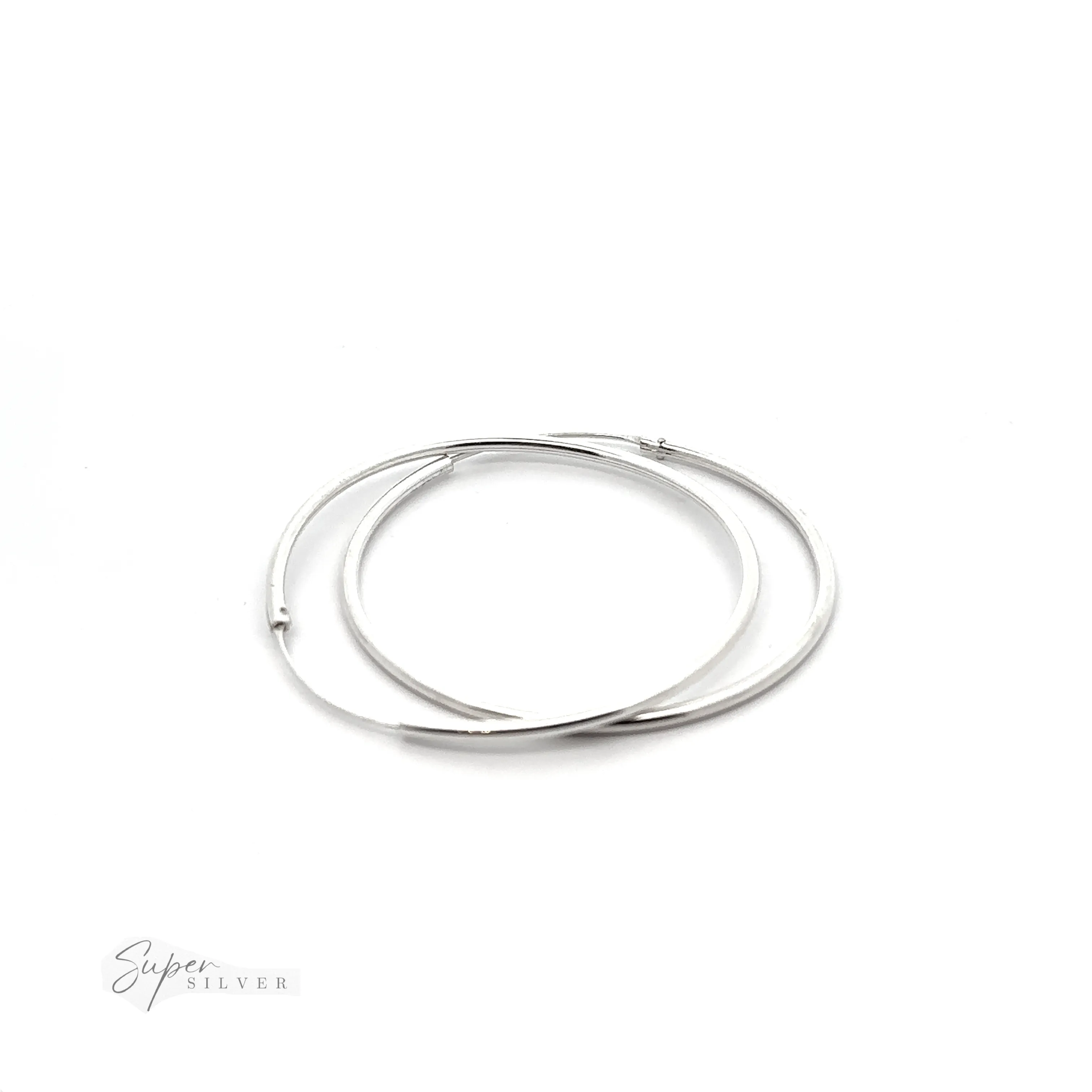 2mm Infinity Hoops