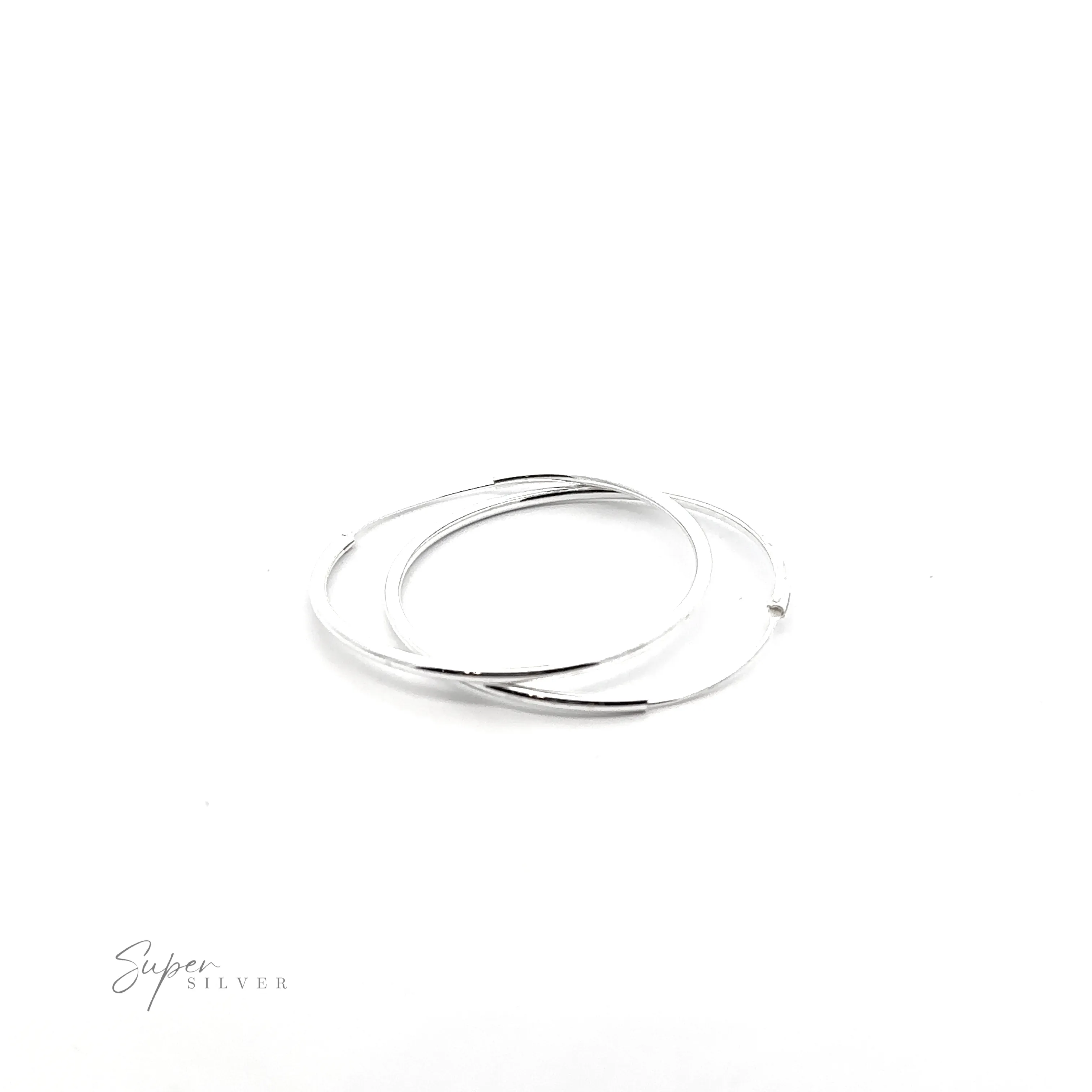 2mm Infinity Hoops