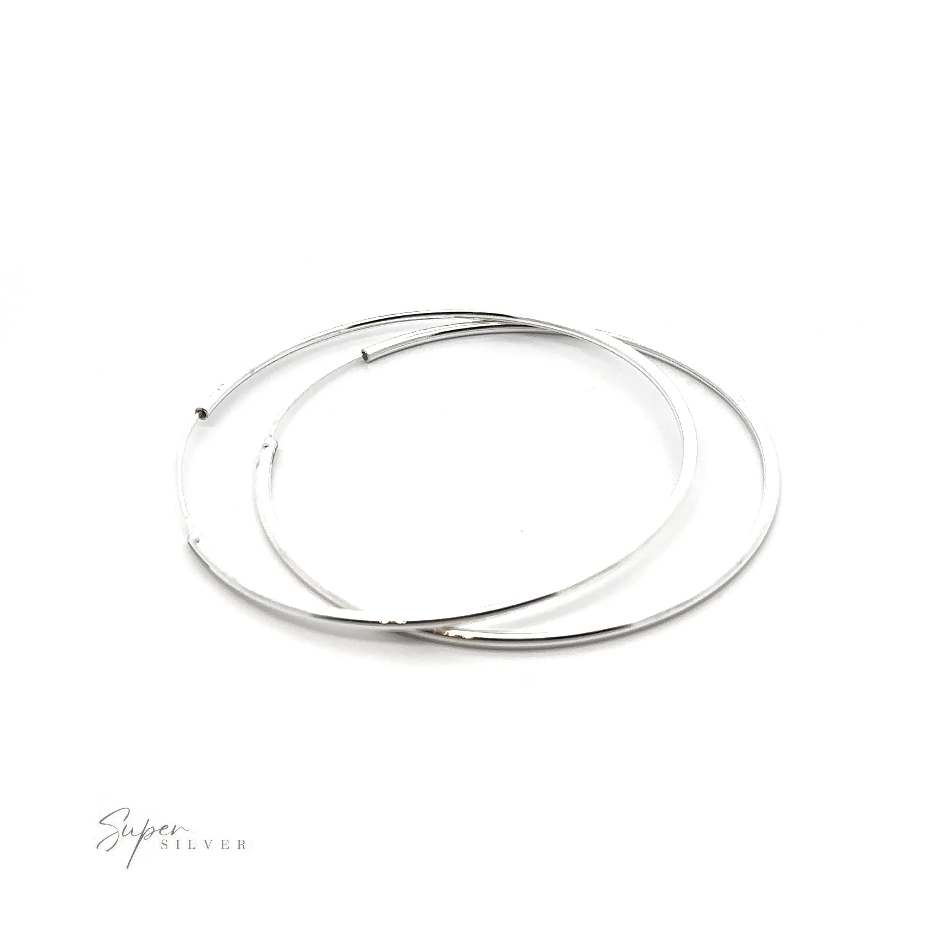 2mm Infinity Hoops