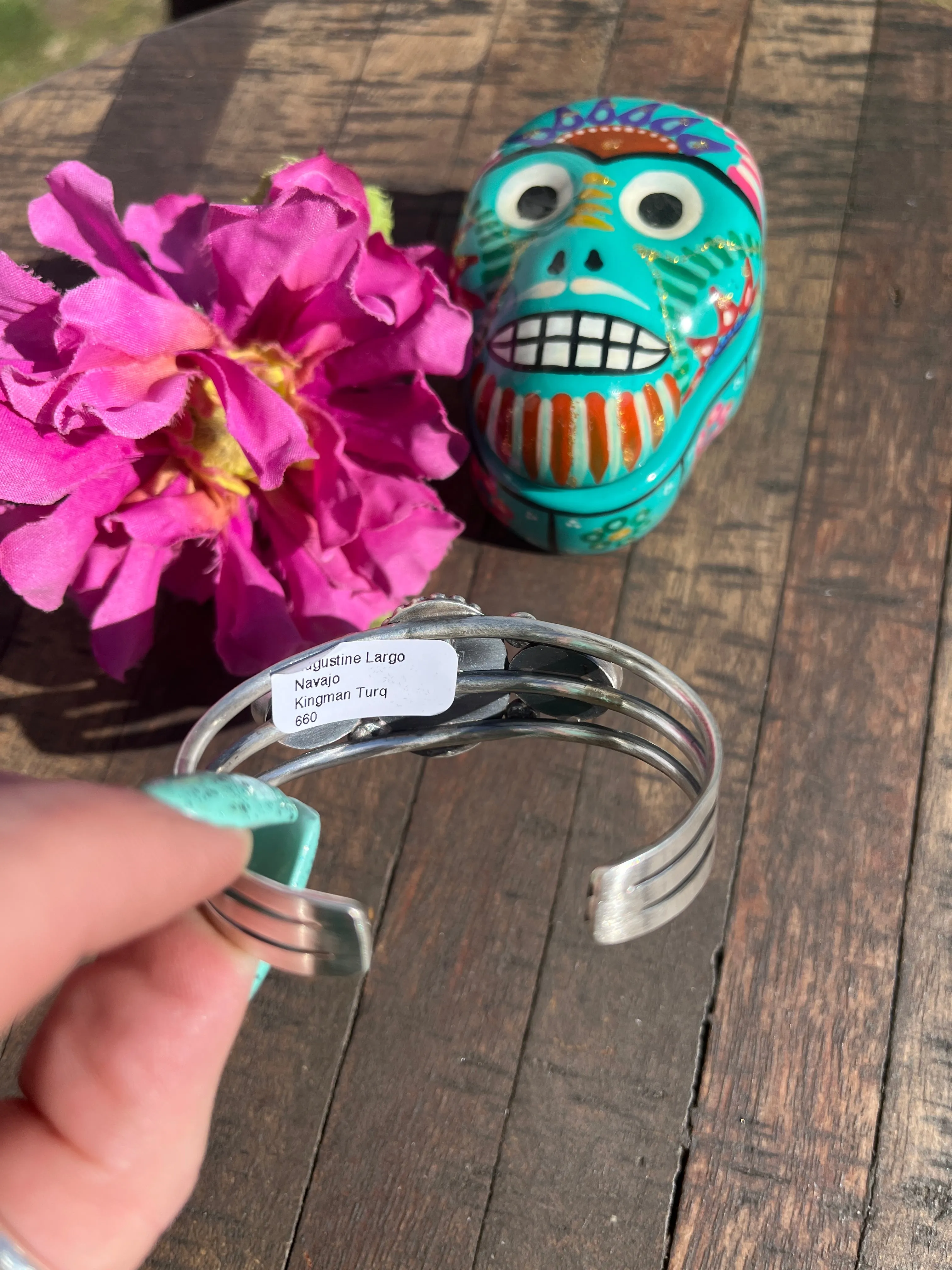3 Stone Kingman Cuff