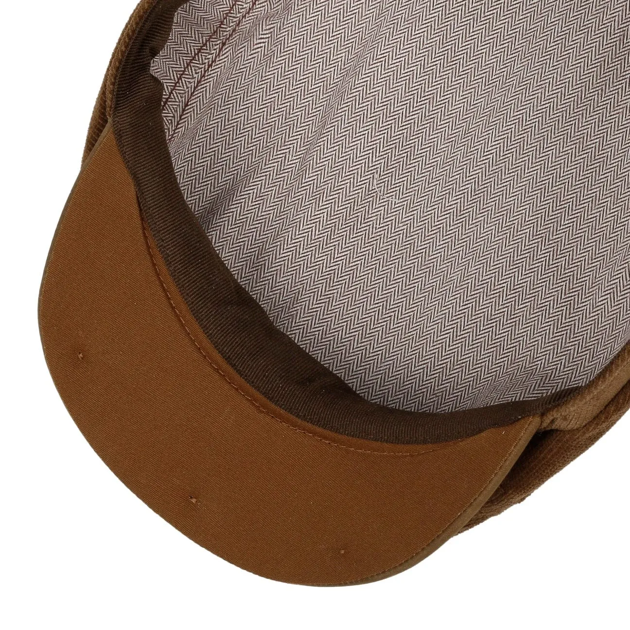 6 Panel Cotton Structure Flat Cap by Stetson
