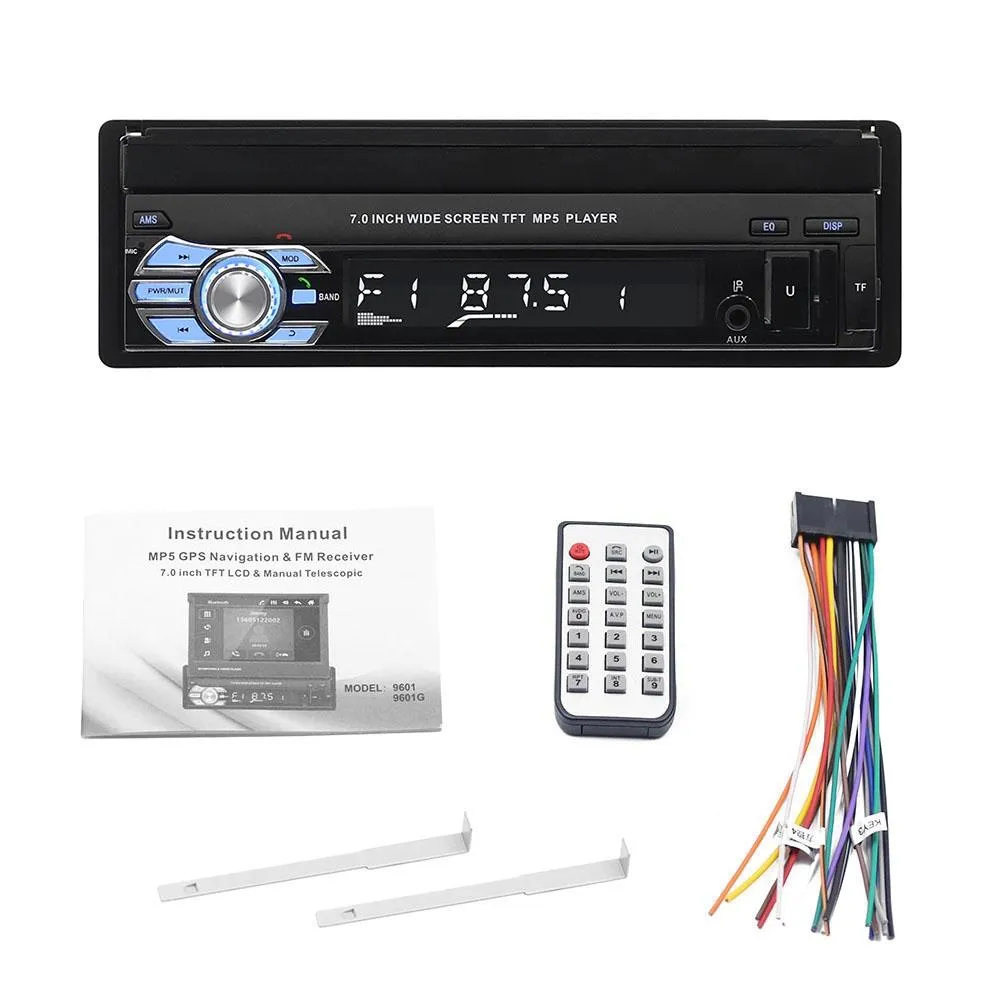 7 Inch Car Mp5 Player - Bluetooth Hands-Free Reverse