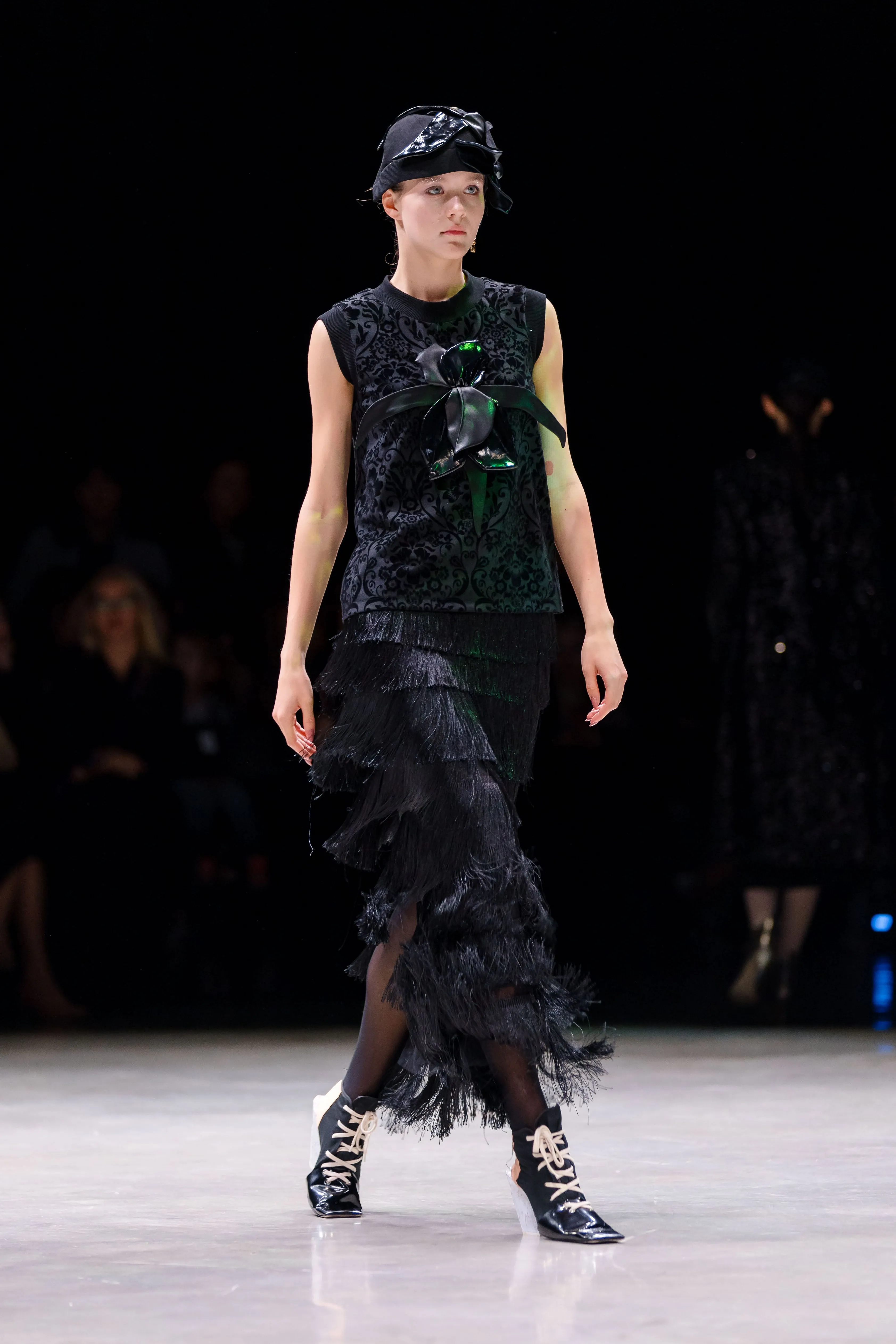 Avant-Garde Brimless Hat Black