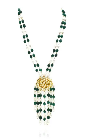 Binnur Green Necklace Set