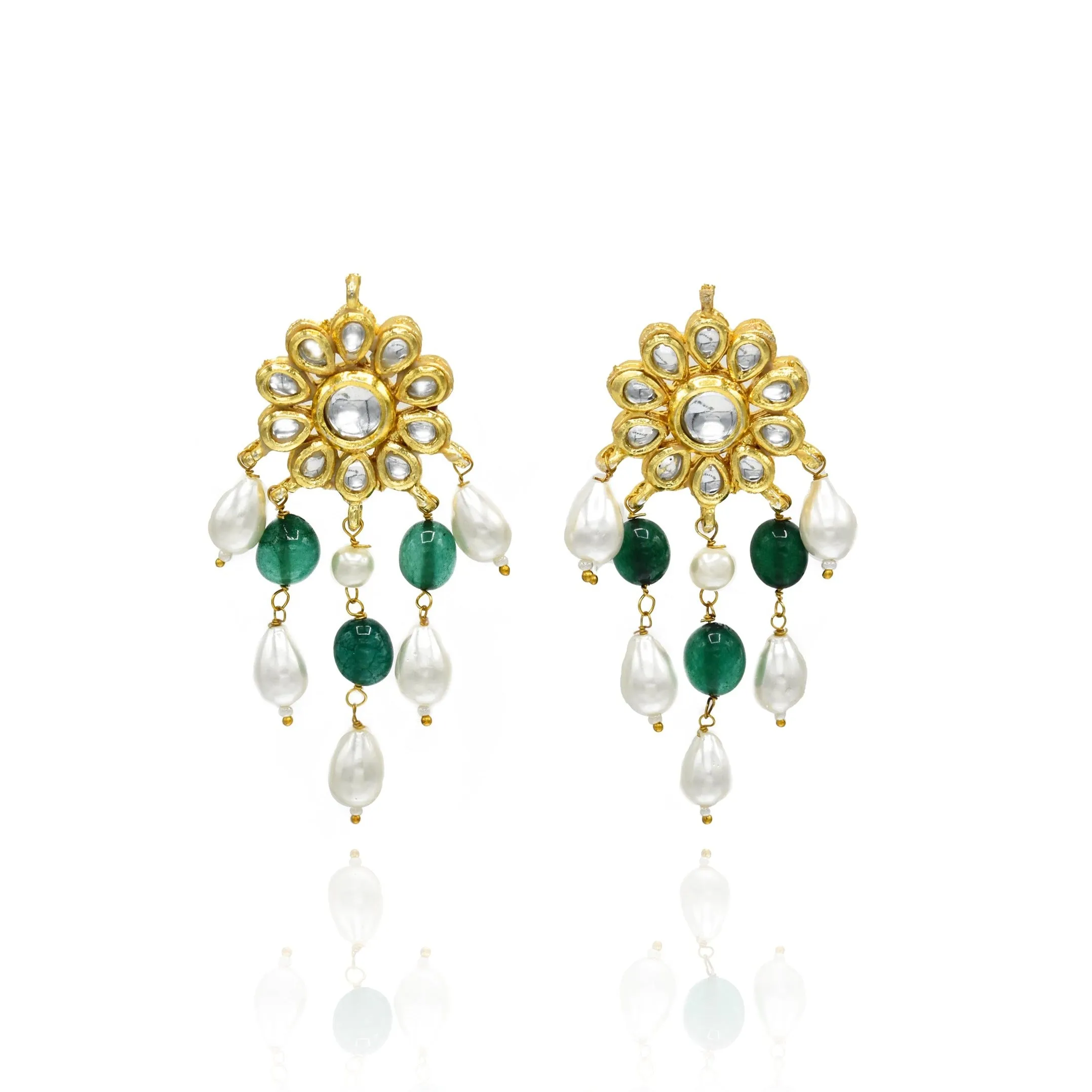 Binnur Green Necklace Set