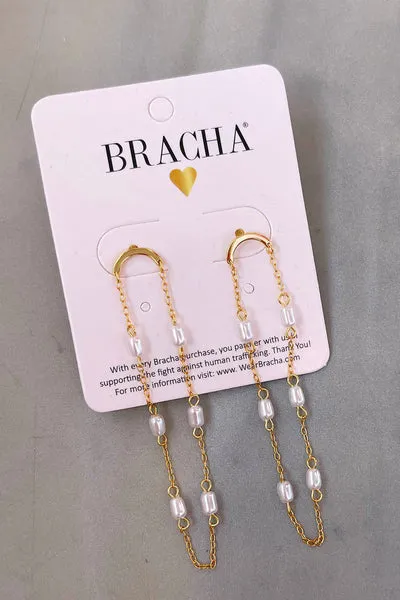 Bracha Charlotte Earrings in Gold