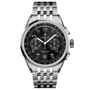 Breitling Premier B01 Chronograph 42mm Black Dial Automatic Gents Watch AB0145221B1A1