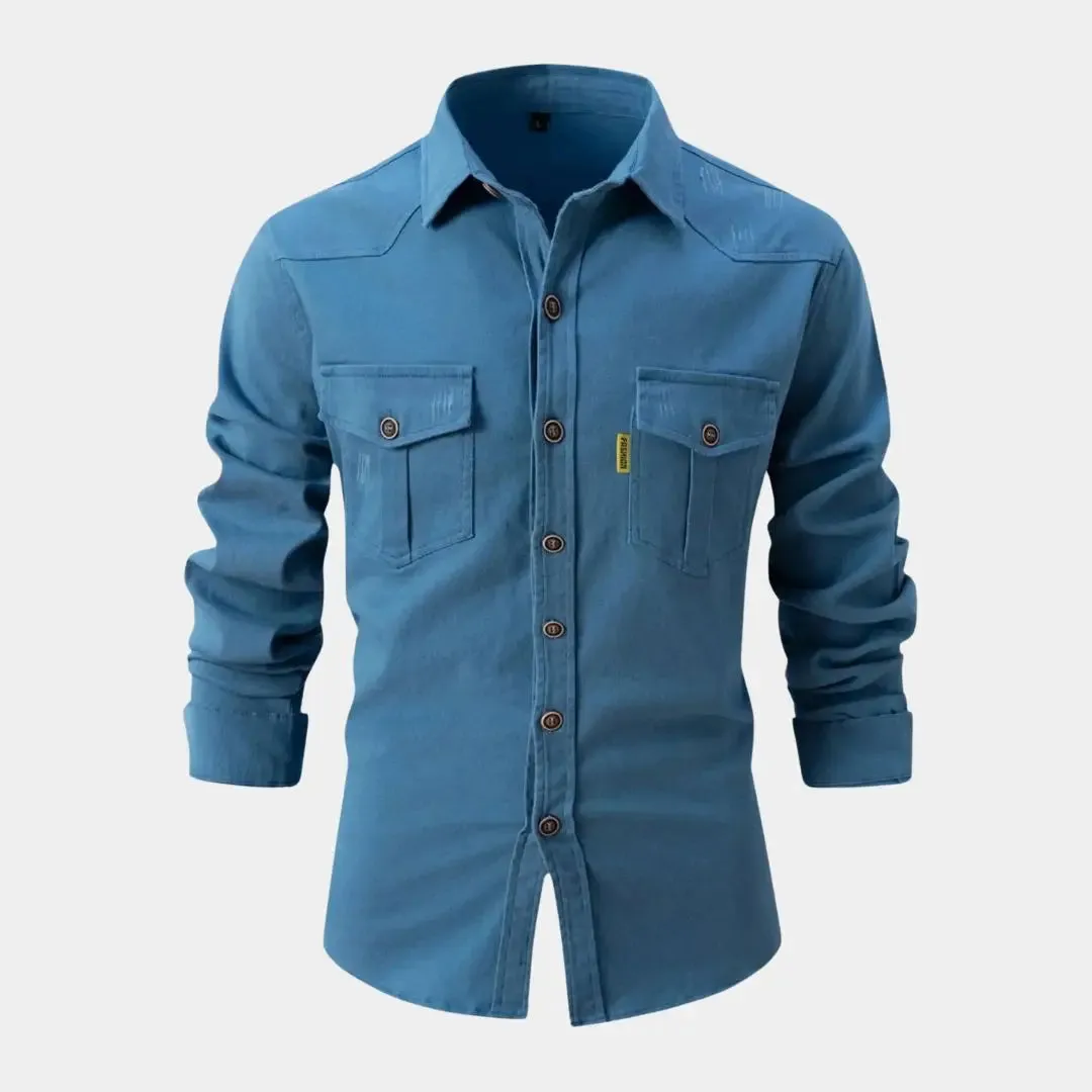 Casual Modern Men Shirt - Cross & Crown