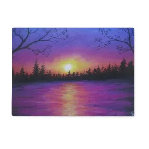 Catastrophic Beauty ~ Glass Chopping Board