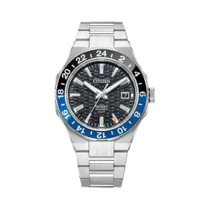 Citizen Men's Black Automatic GMT Watch NB6031-56E