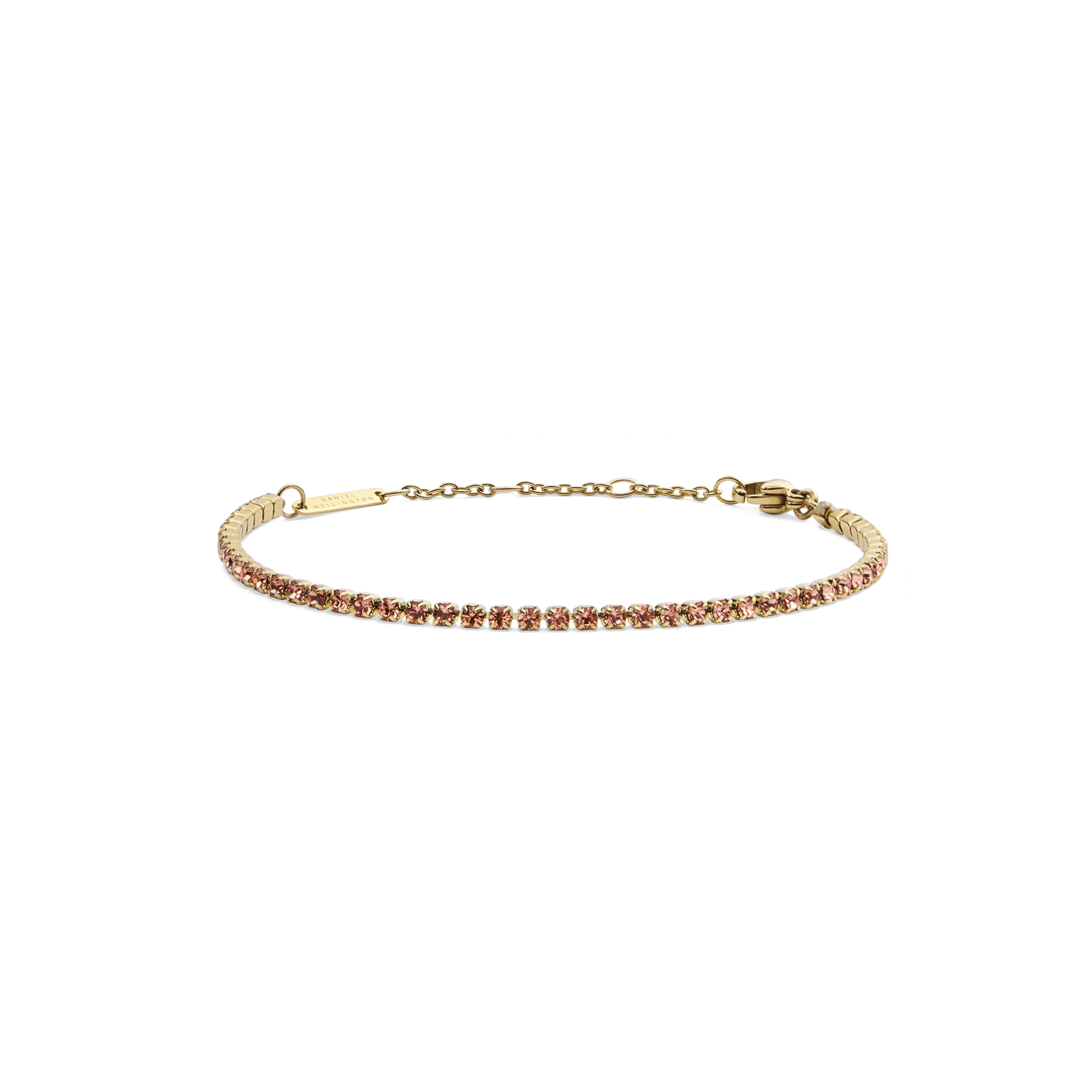 Classic Tennis Bracelet Apricot Gold