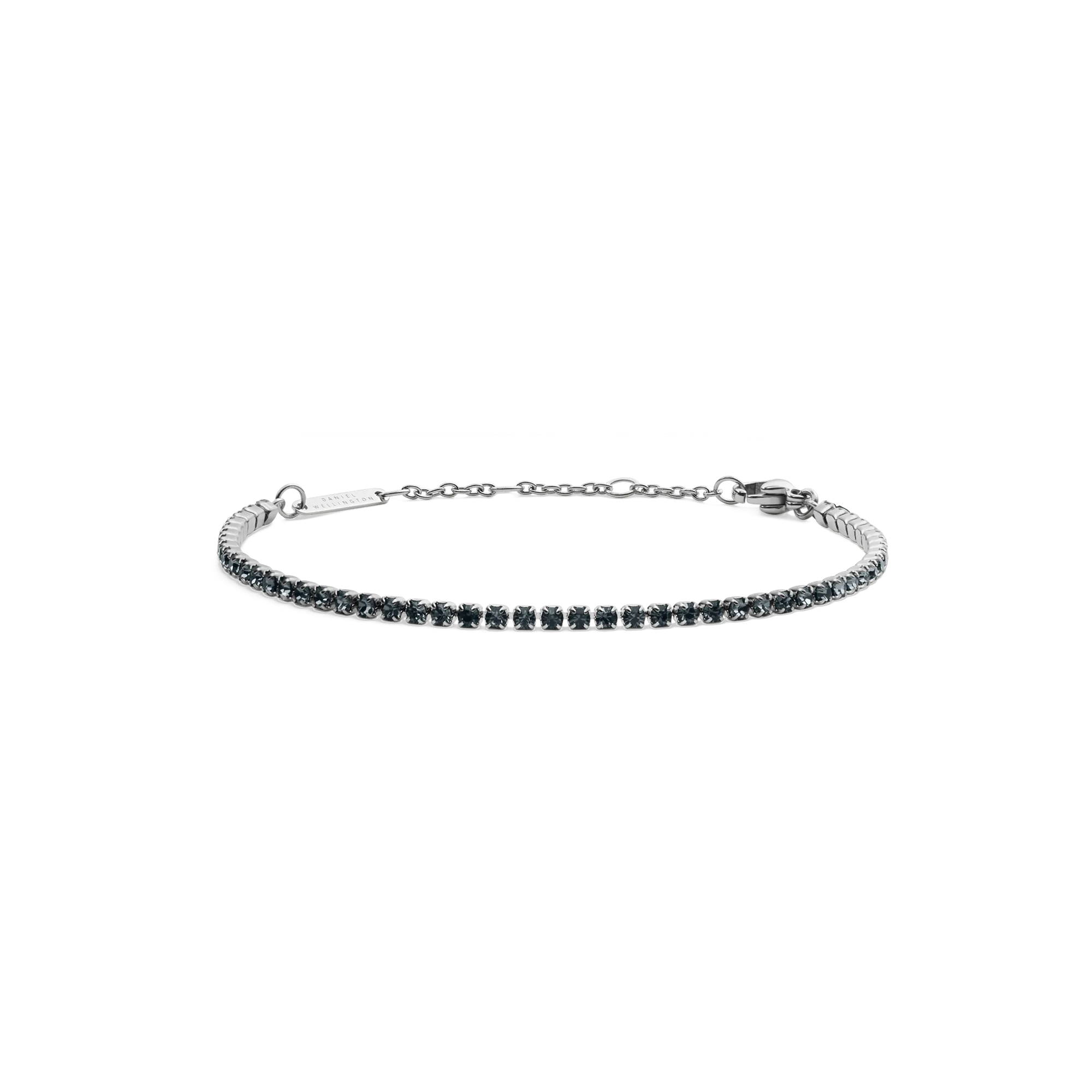 Classic Tennis Bracelet Nightfall Silver