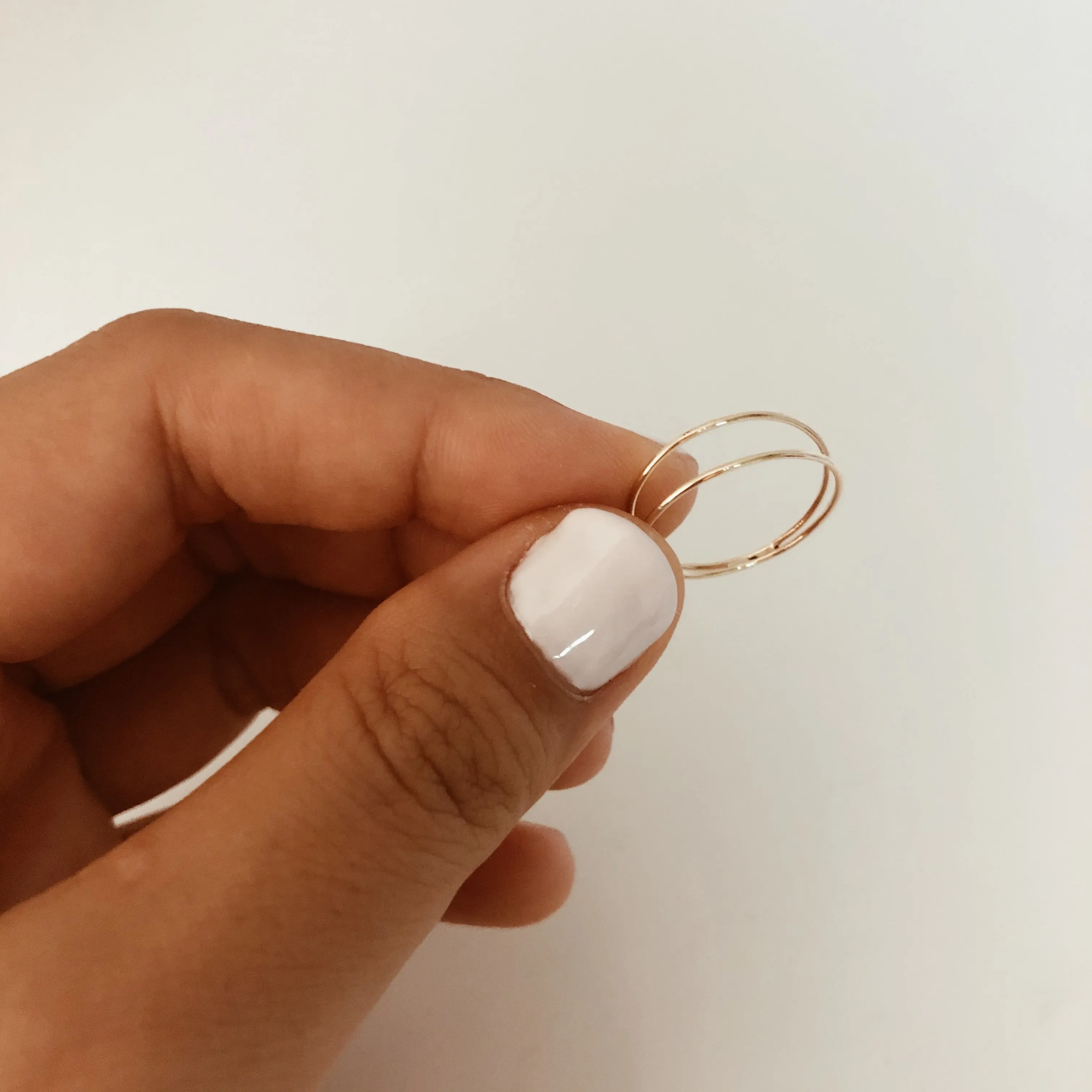 Coupled Thin Band Ring - Solid 14kt