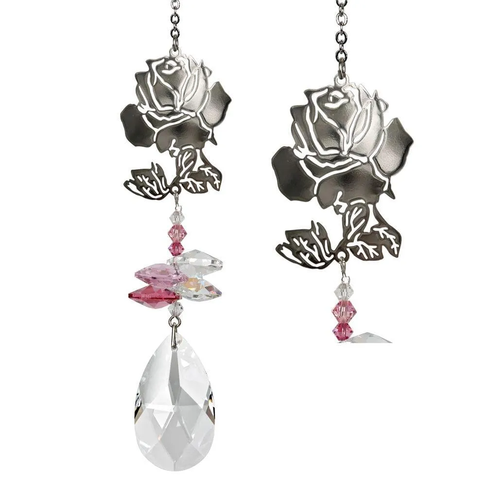 Crystal Fantasy Suncatchers- Angel, Fairy, Winged Heart, Tree of Life, Rose*