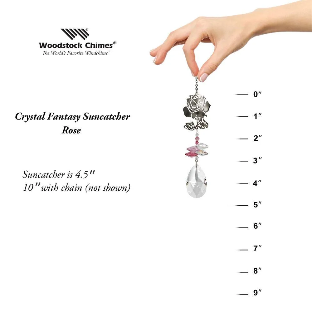 Crystal Fantasy Suncatchers- Angel, Fairy, Winged Heart, Tree of Life, Rose*