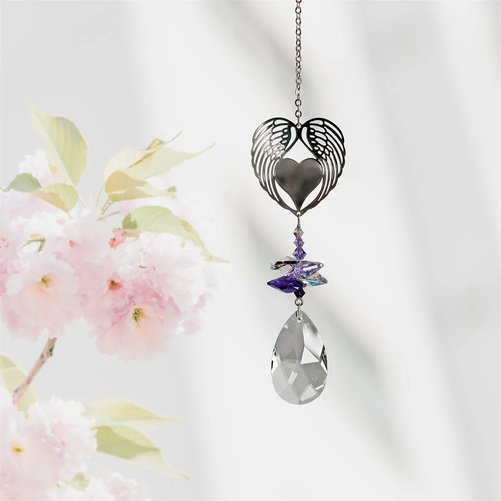 Crystal Fantasy Suncatchers- Angel, Fairy, Winged Heart, Tree of Life, Rose*