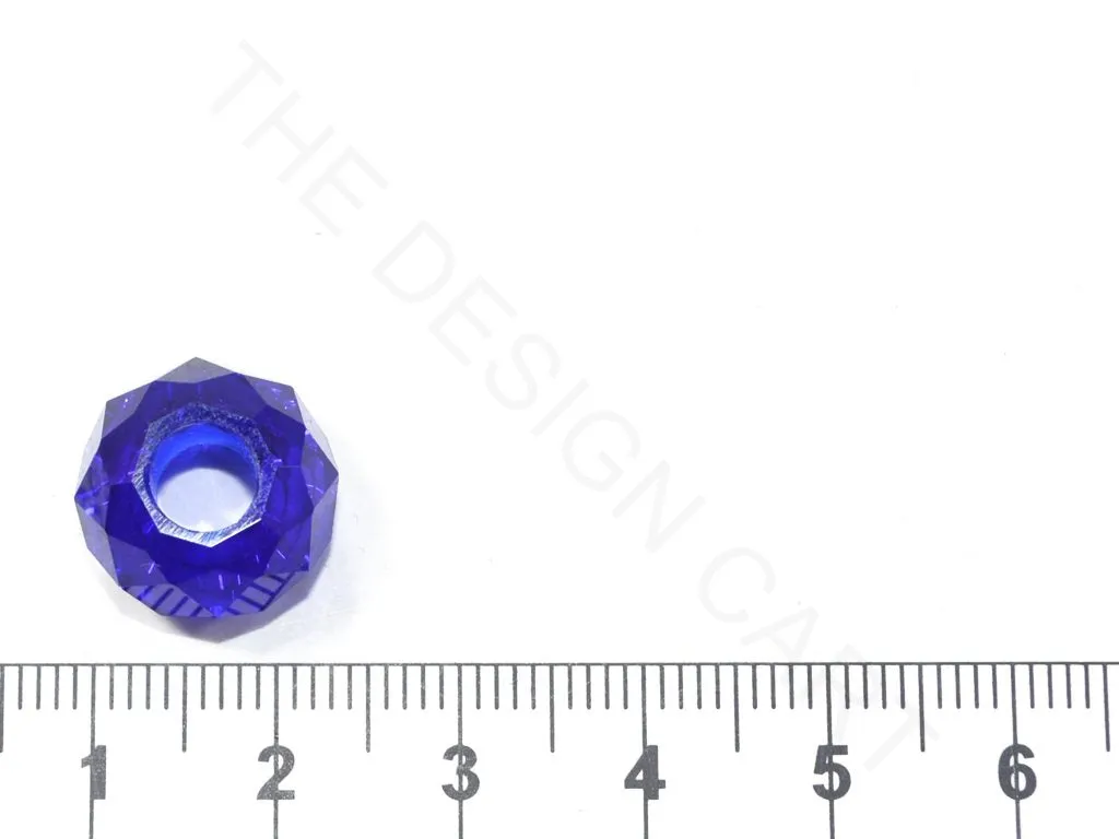 Dark Blue Faceted Crystal Beads (Wholesale)