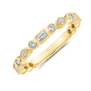 Diamond Wedding Band/Stackable Ring