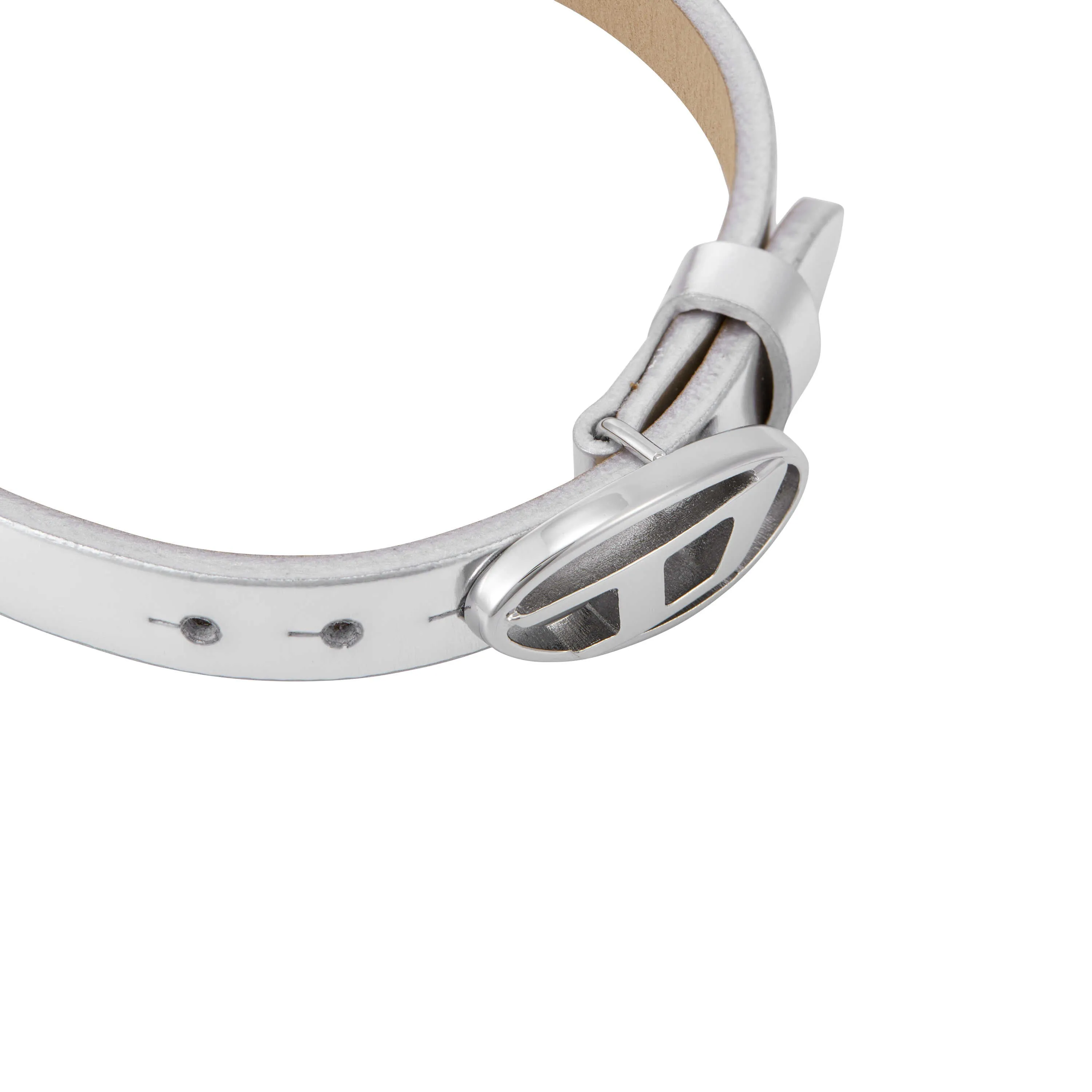 Diesel Stackables Silver Tone Bracelet DX1518040