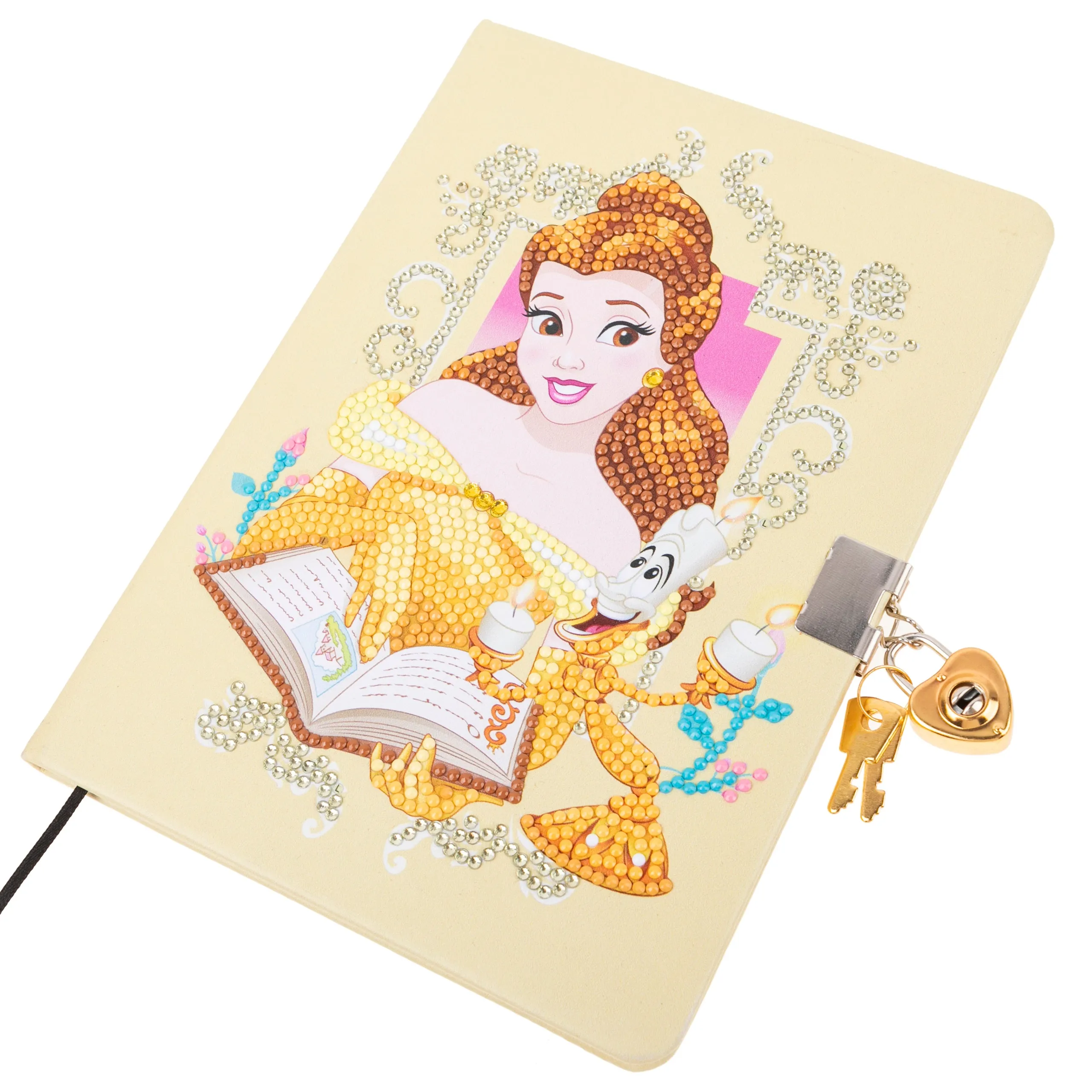 Disney Princess Belle Crystal Art Diary