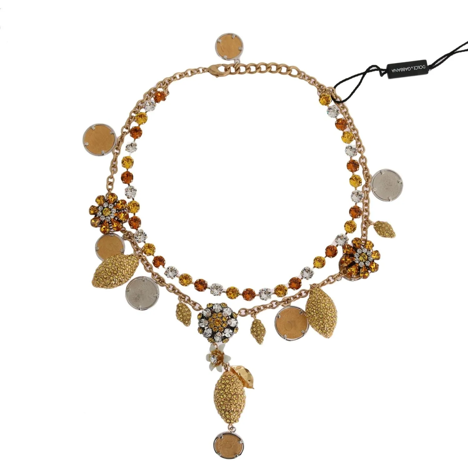 Dolce & Gabbana Elegant Gold-Plated Statement Necklace