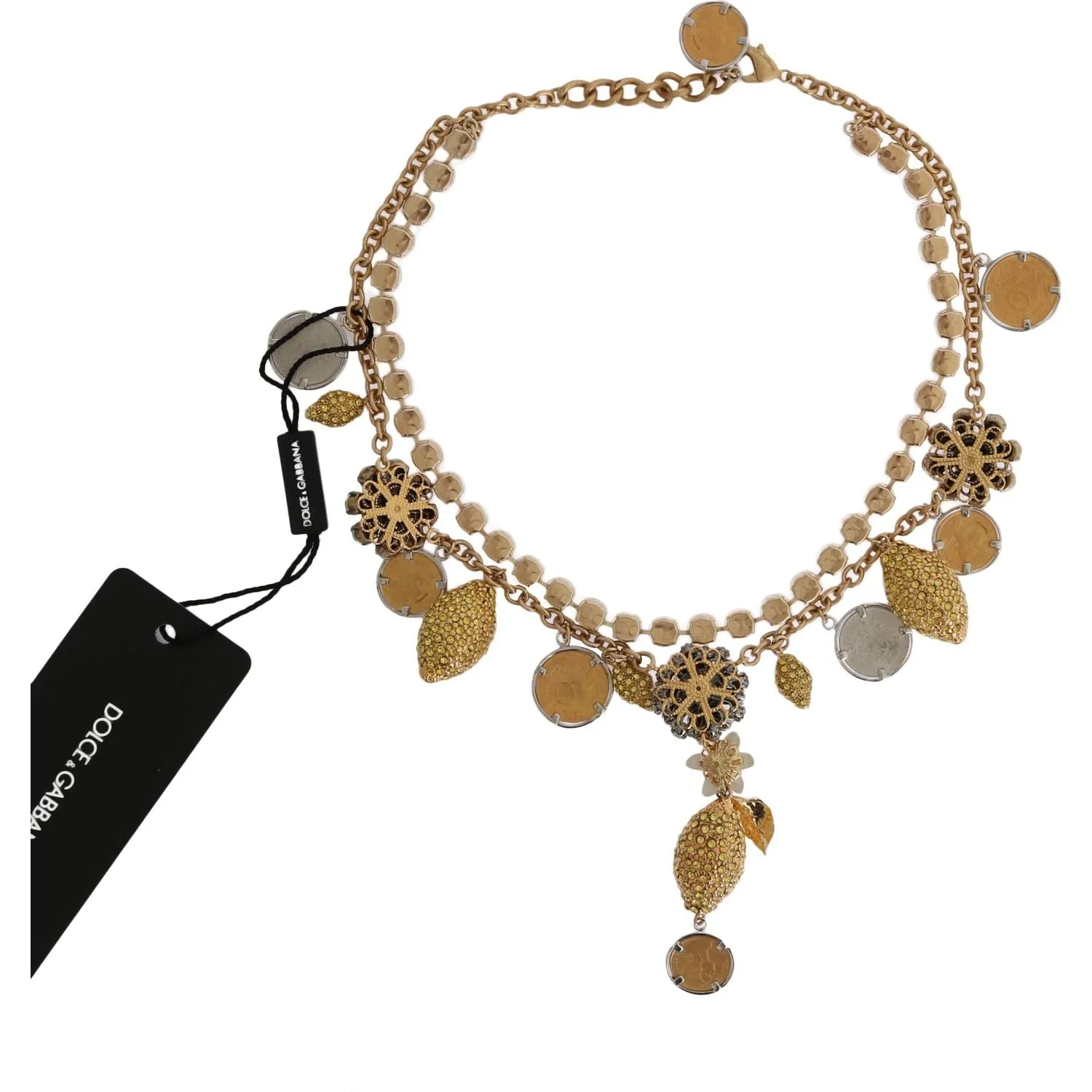 Dolce & Gabbana Elegant Gold-Plated Statement Necklace