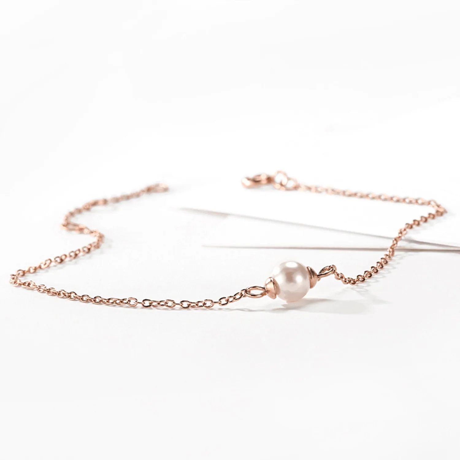 ELEGANT SINGLE PEARL BRACELET