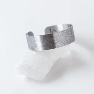 Etched Fostoria Small Cuff