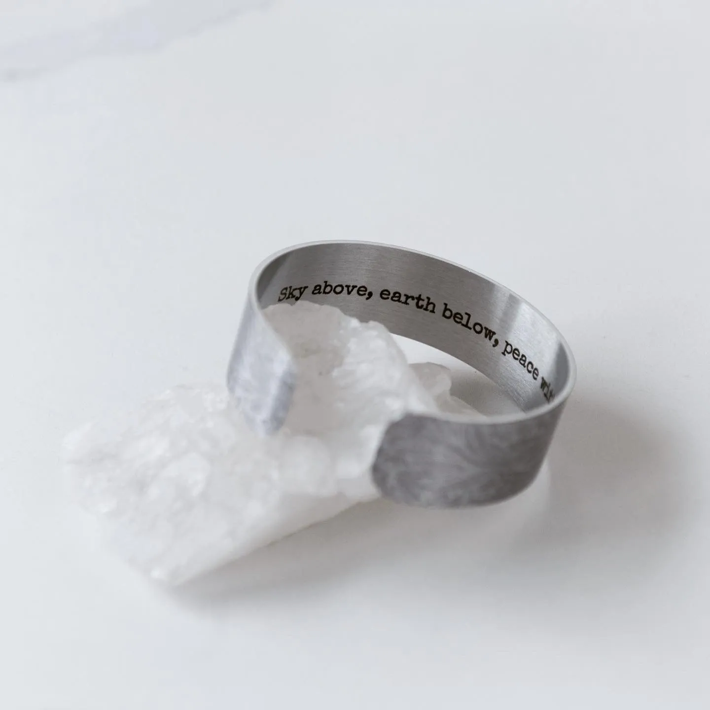 Etched Fostoria Small Cuff