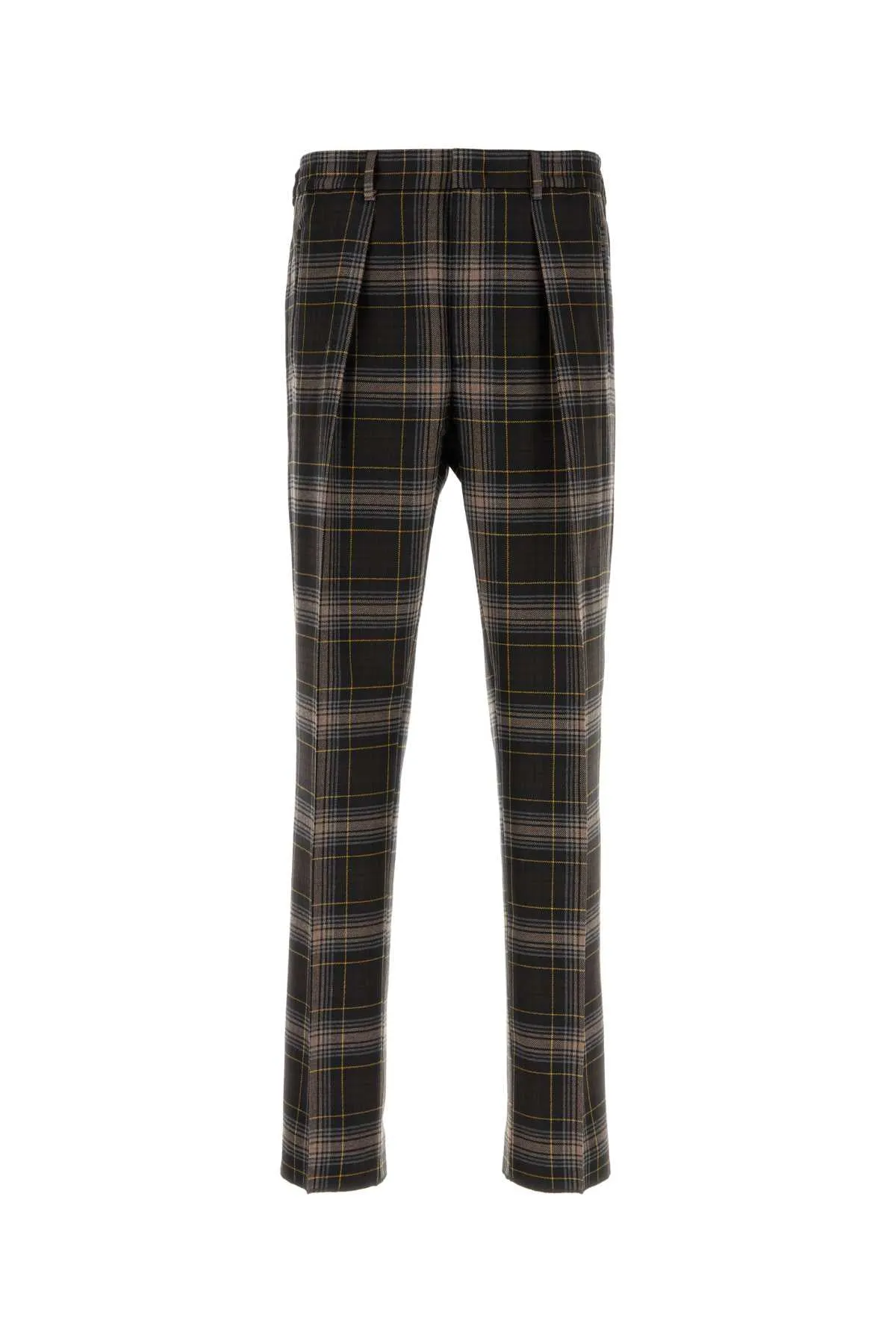 FENDI Embroidered Wool Pants for Men