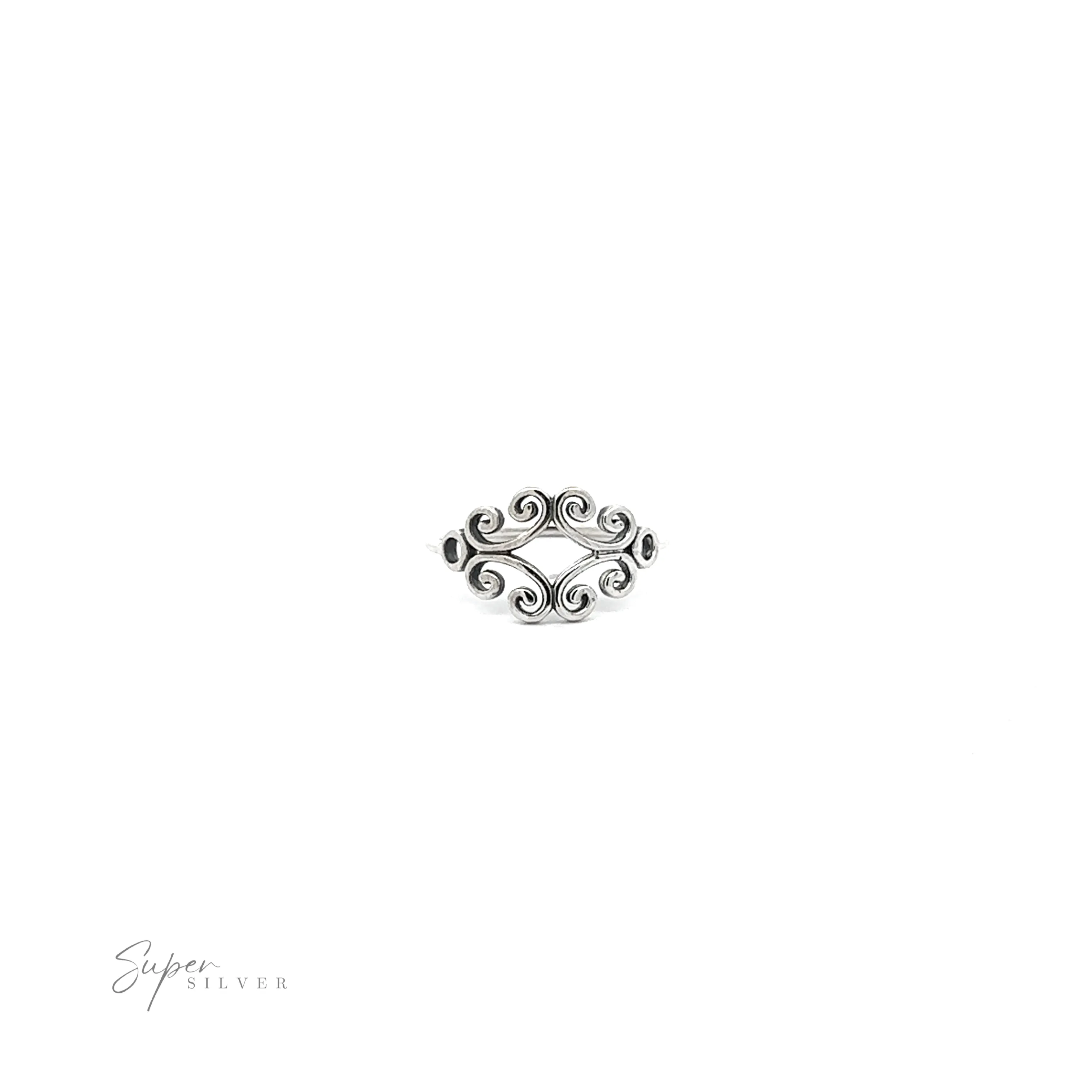 Filigree Ring With Spirals