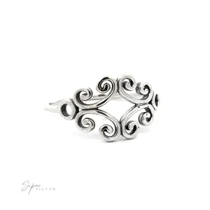 Filigree Ring With Spirals