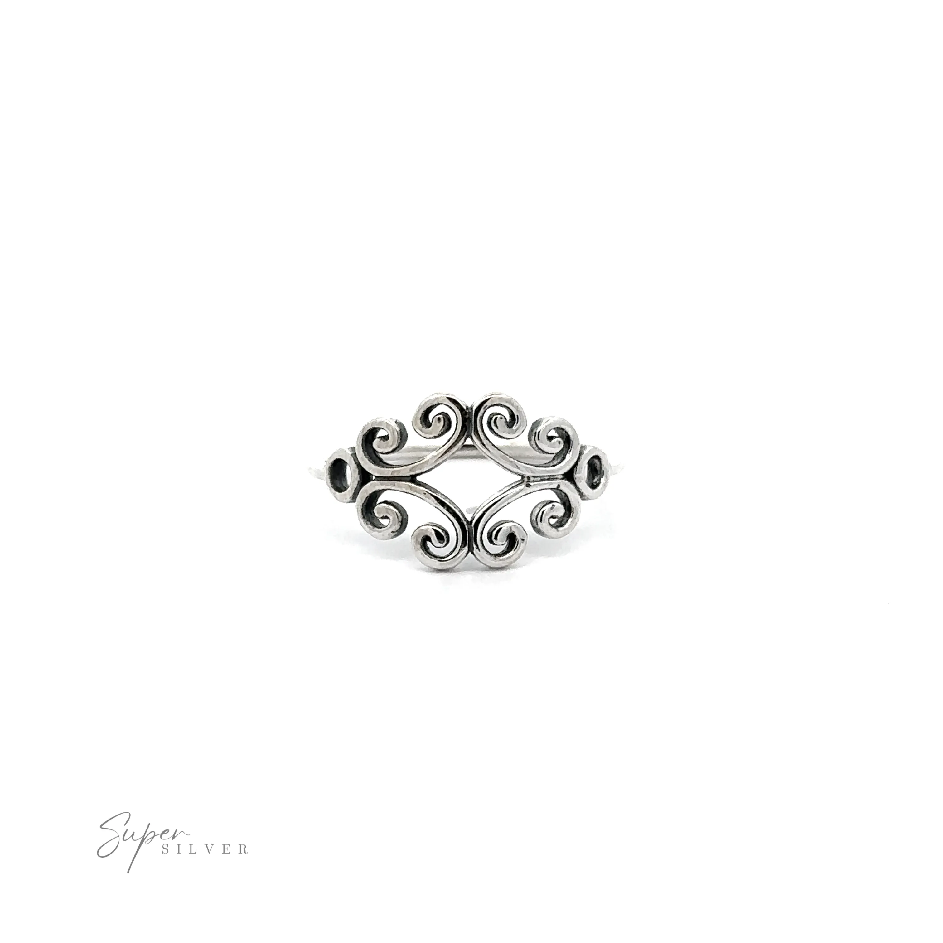 Filigree Ring With Spirals