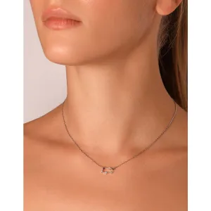 Gemini Zodiac Round Diamond Pendant