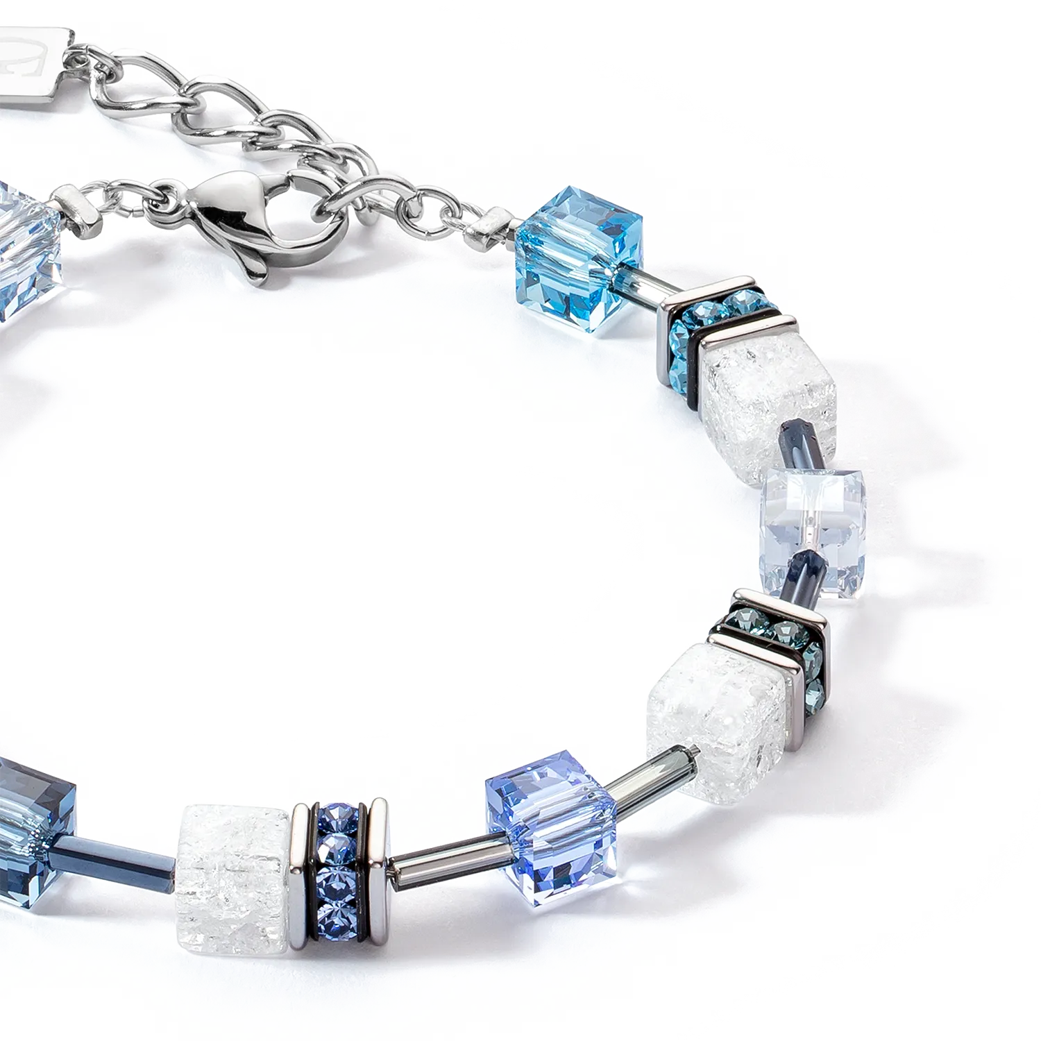 GeoCUBE® Iconic Nature bracelet blue white