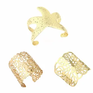 Gold Plated Cuff Bracelet