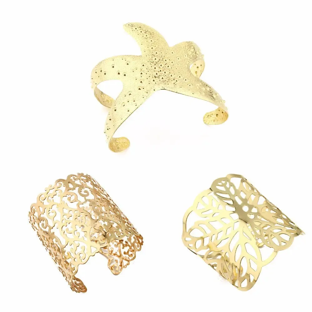 Gold Plated Cuff Bracelet