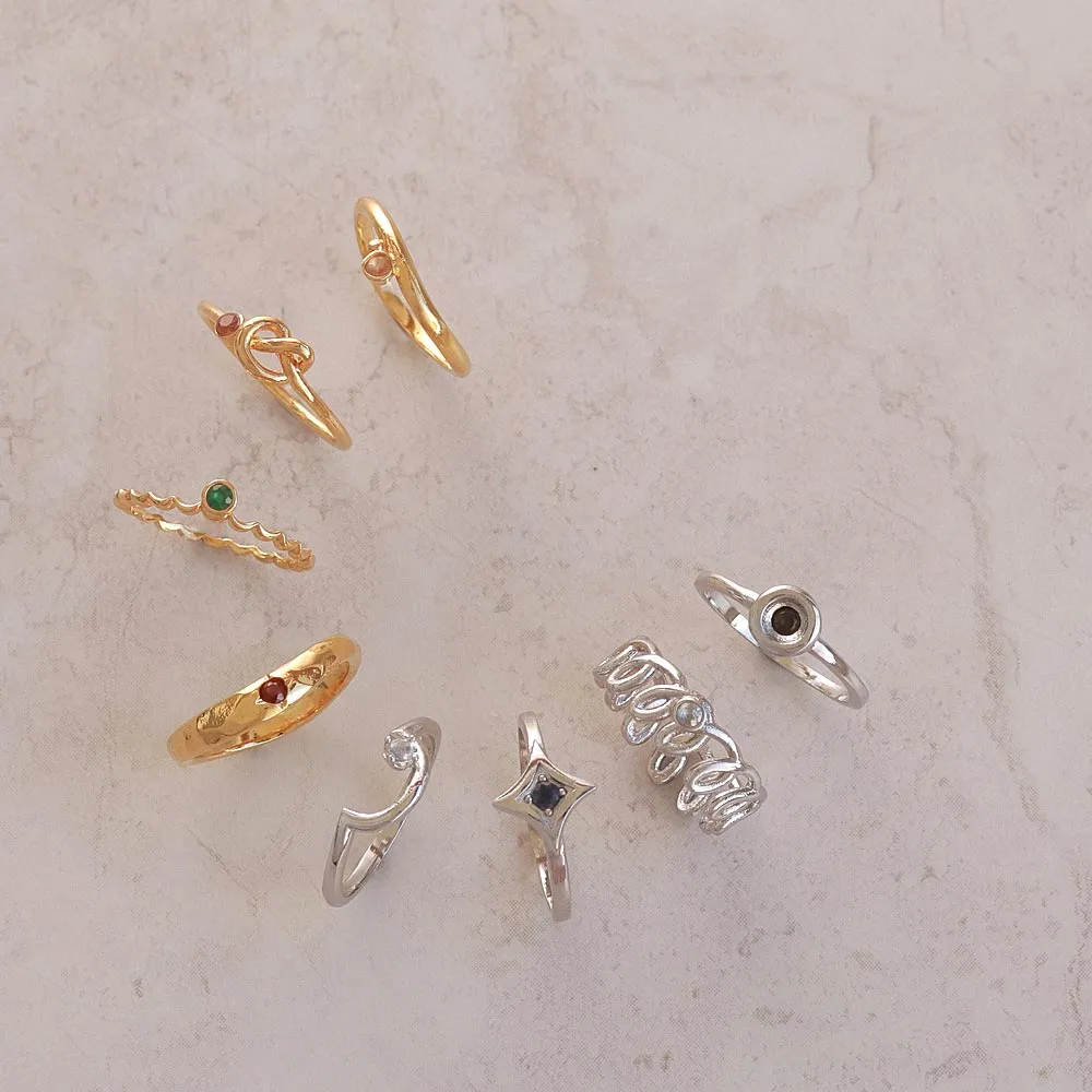 Gold Tone Pinky Ring