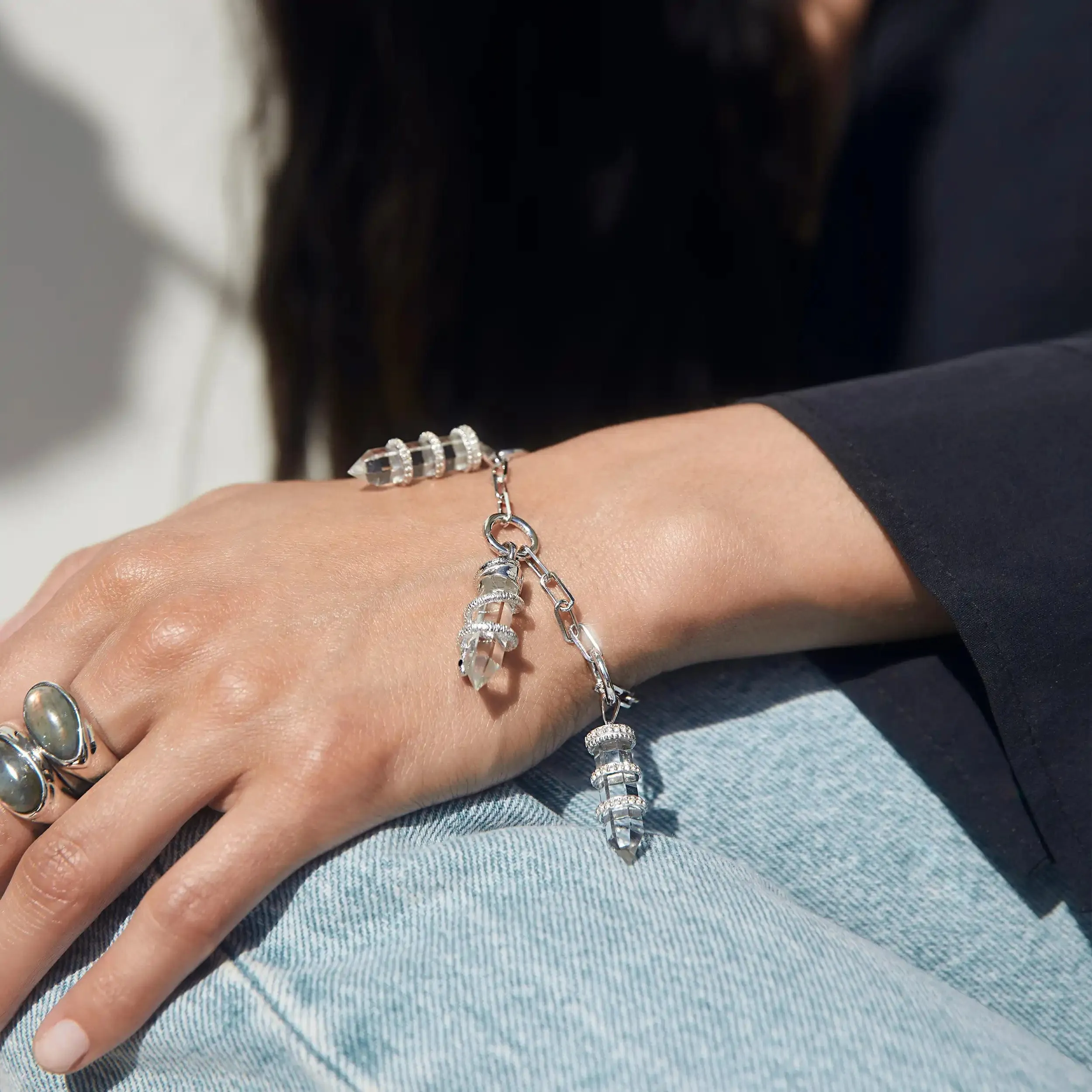 Guardian's Crystal Charm Bracelet