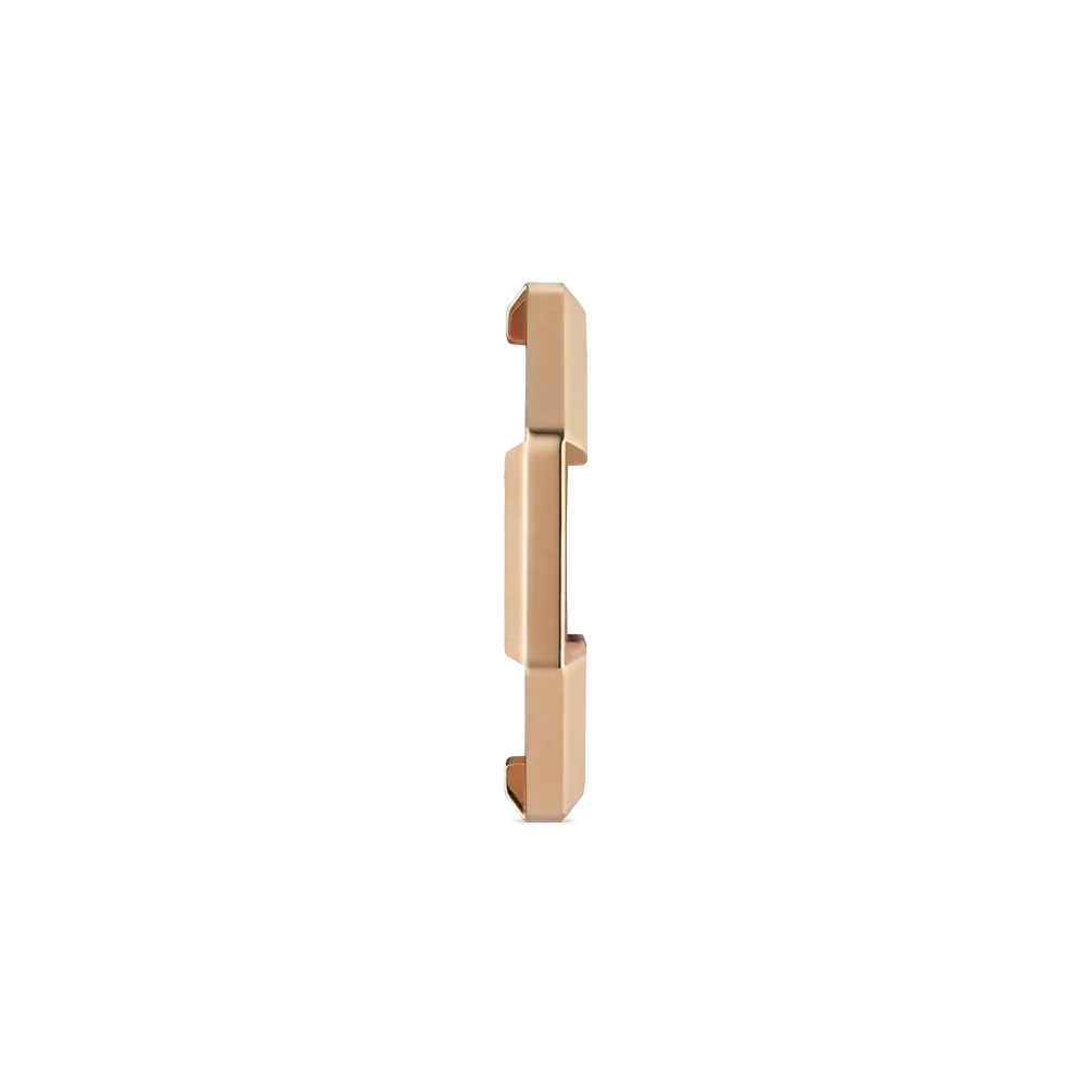Gucci Link to Love Mirrored 18ct Rose Gold Ring Size 11