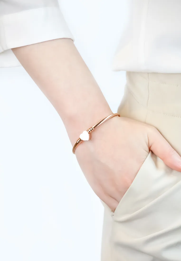 Hathaway Heart Cuff Bangle