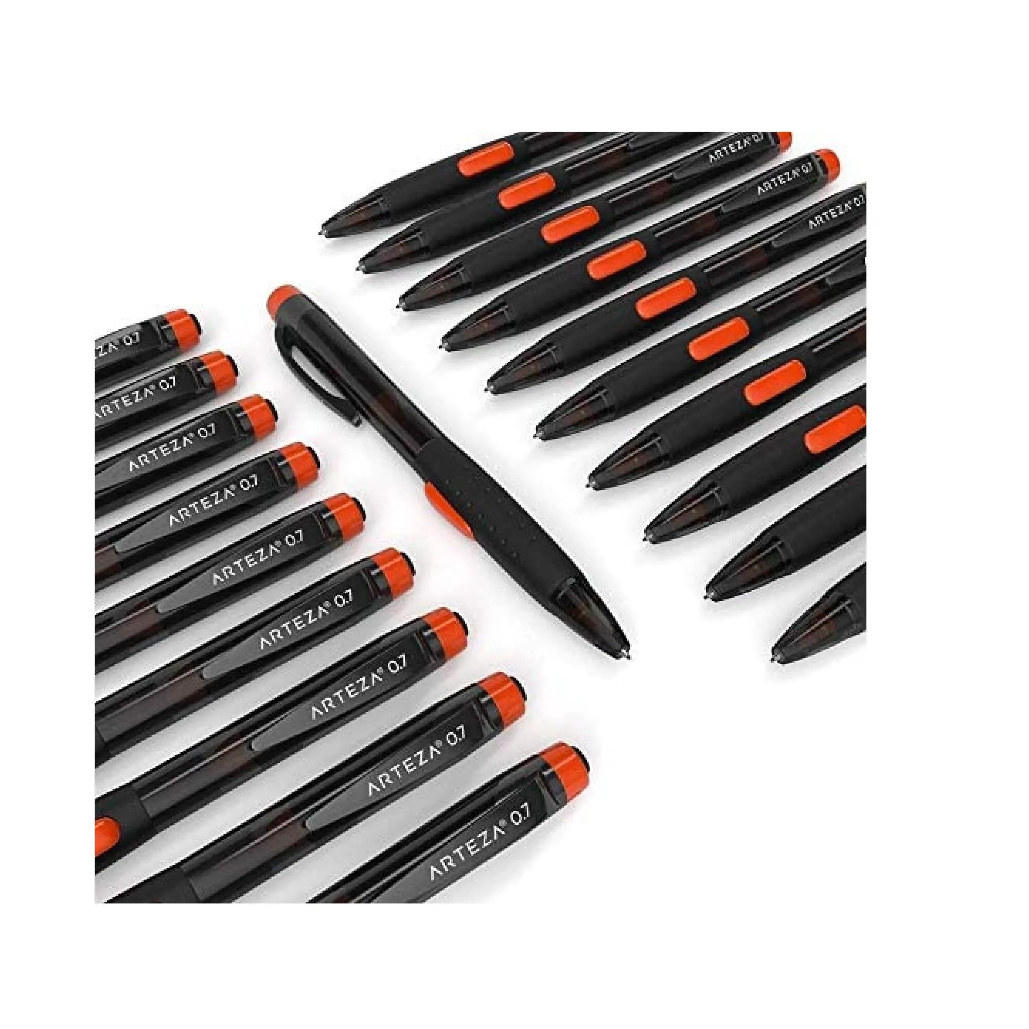 HB Mechanical Pencil Pack of 20 | 0.7 Millimeter Medium Point Lead and Replaceable Eraser | Latex-Free Grip