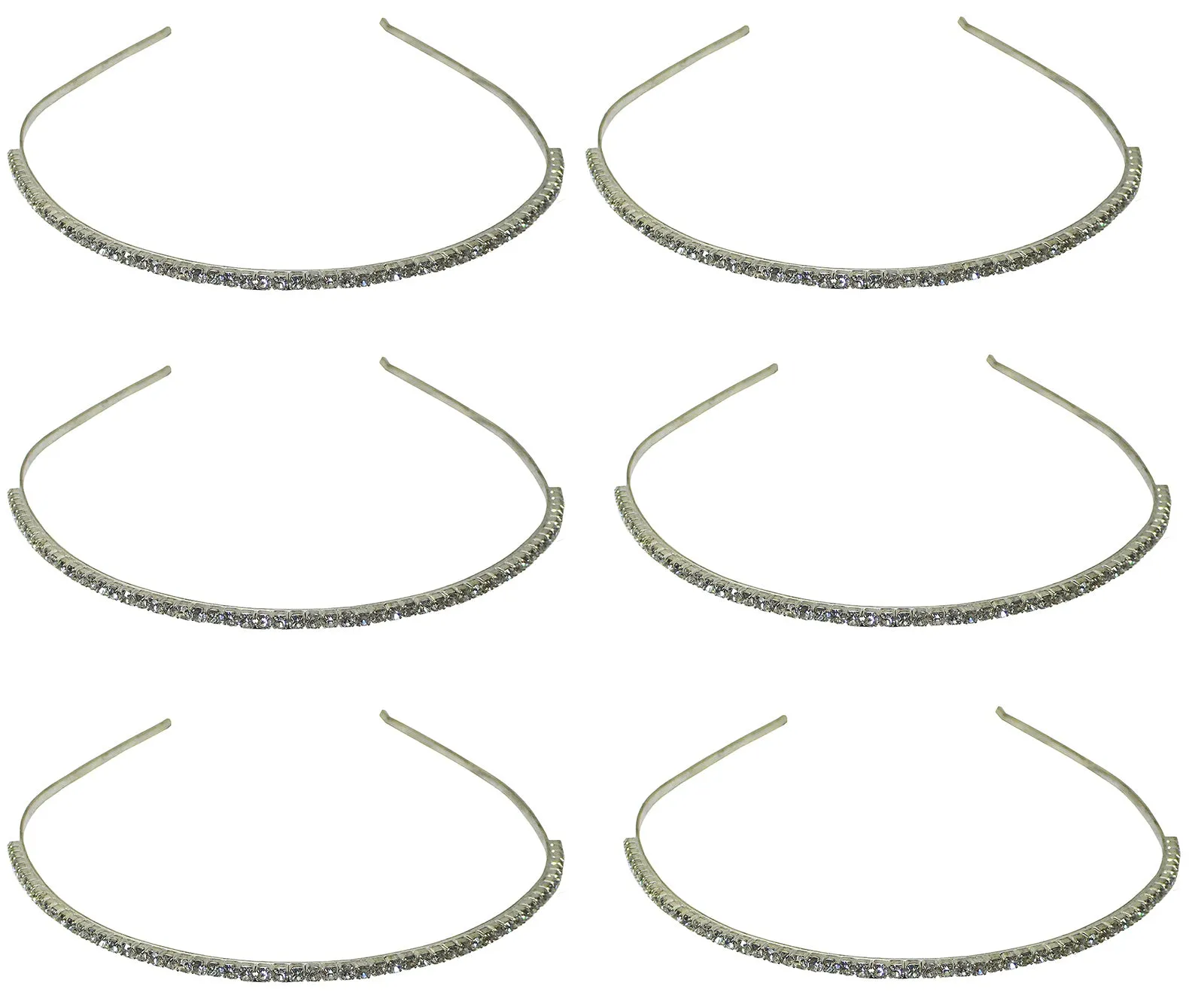 HB6699 Bella Crystal Headband Elegant Shimmering Crystal Hair Band AD86565-6699