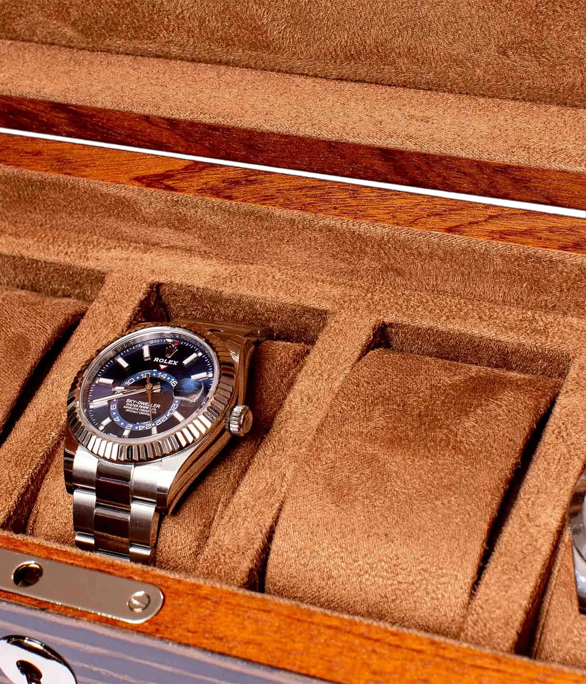 Heritage Five Watch Box in Macassar Wood